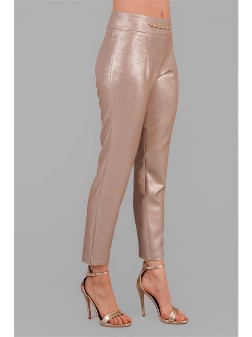 Pantalone spalmato elastico Manuela Riva | PT29/0820TORTORA